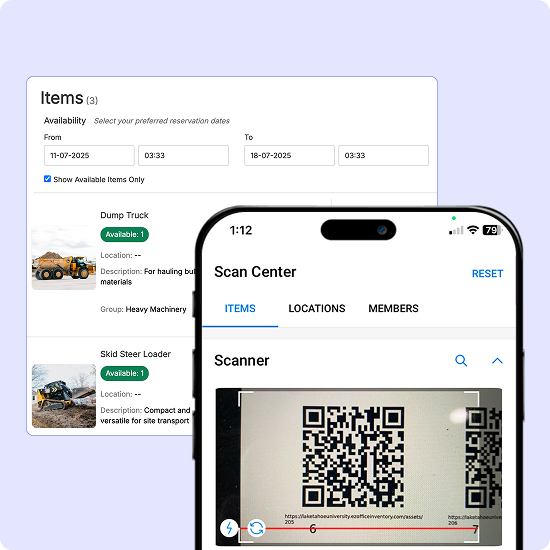 Asset Barcode/QR Code Scans